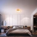Miniatyrbild 8 av 11: Taklampa Circum, plafond i linne - vit