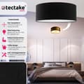 Miniatyrbild 2 av 11: Taklampa Circum, plafond i linne - svart