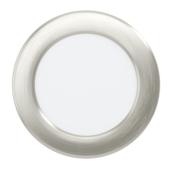 Eglo FUEVA 5 RECESSED - Børstet stål - 117 mm diameter, 26 mm høyde Satin Stål