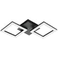 Miniatyrbillede 1 af 2: Eglo Paranday-Z loftslampe med firkanter sort 47x22,5 - TW - Zigbee, Bluetooth