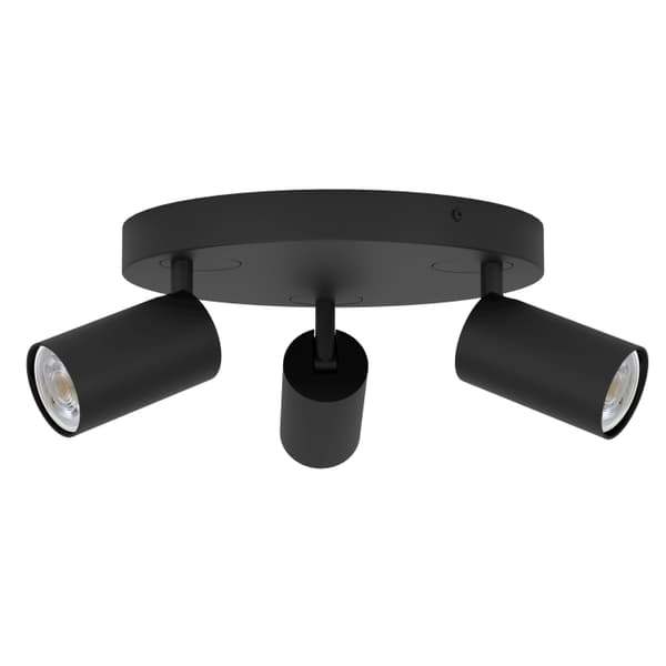 Eglo Telimbela-Z spot rund svart - RGB + TW - Zigbee, Bluetooth