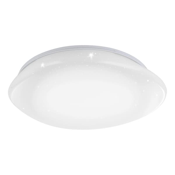 Eglo Sileras-Z taklampe hvit med krystalleffekt Ø60 - RGB + TW - Zigbee, Bluetooth