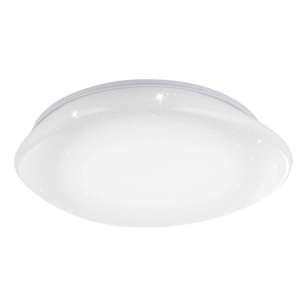 Eglo Sileras-Z taklampe hvit med krystalleffekt Ø60 - RGB + TW - Zigbee, Bluetooth Hvit
