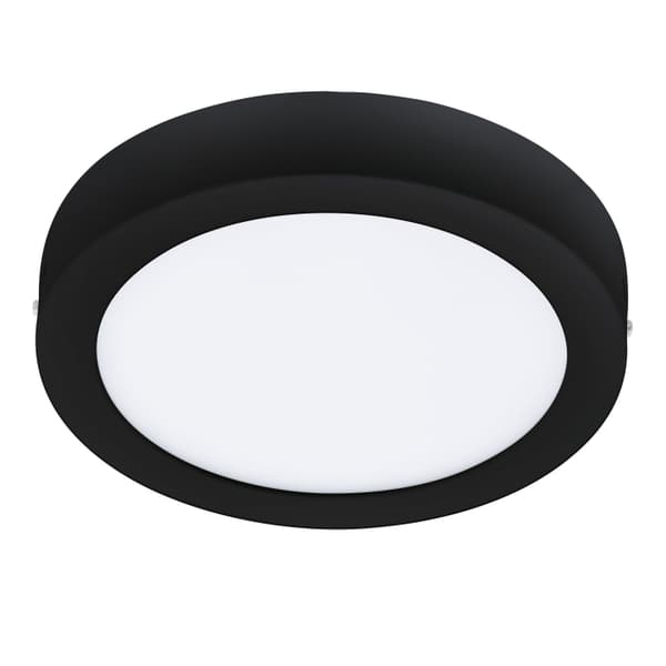 Eglo Fueva-Z taklampe svart Ø21 - TW - Zigbee, Bluetooth Sort, Hvit