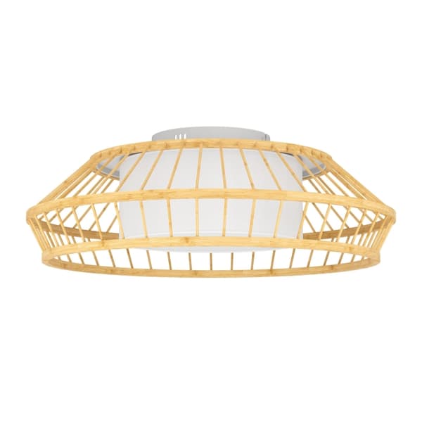 Eglo Yuku-Z taklampa bambu Ø46 - RGB + TW - Zigbee, Bluetooth