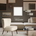 Miniatyrbild 3 av 10: LED-panel Lucerna, ultratunn, varmvit, strömsnål - 62 x 62 cm