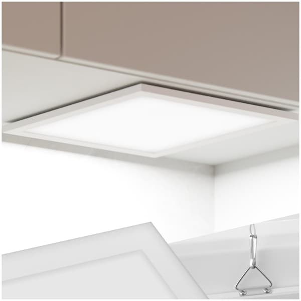 LED panel Lucerna, ultraflad, varm hvid, strømbesparende - 29,5 x 29,5 cm