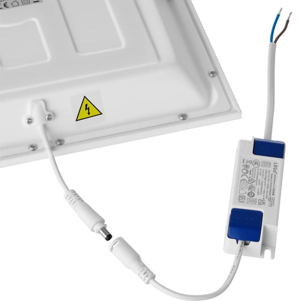 LED panel Lucerna, ultraflad, varm hvid, strømbesparende - 45 x 45 cm