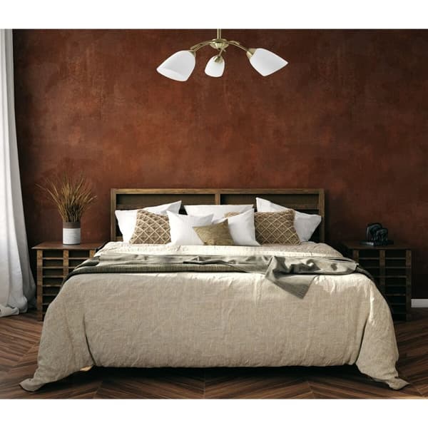 Loftslampe Activejet NIKITA 3P Patyna Hvid Metal Glas 120 W