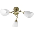 Miniatyrbillede 5 af 5: Loftslampe Activejet NIKITA 3P Patyna Hvid Metal Glas 120 W
