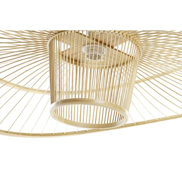 Taklys DKD Home Decor Naturell Bambus 50 W 80 x 80 x 29 cm