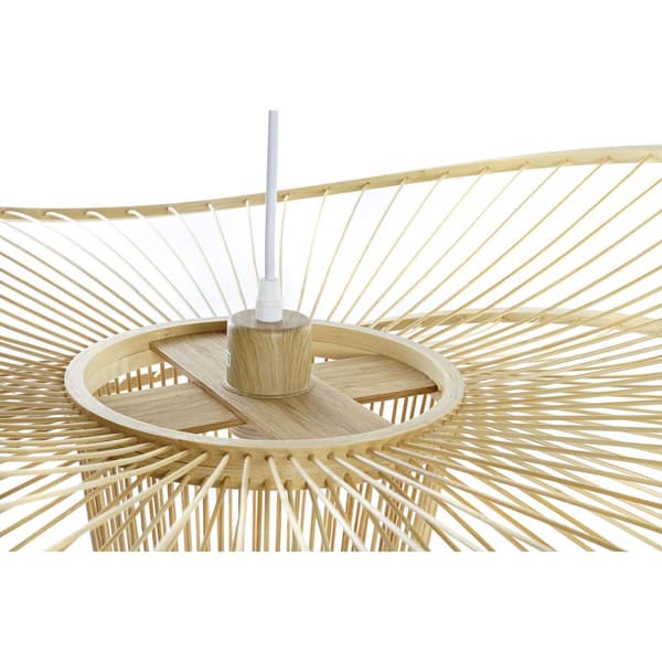 Taklys DKD Home Decor Naturell Bambus 50 W 80 x 80 x 29 cm