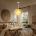 Miniatyrbillede 7 af 9: Pendel Lampe, 40x40x177 cm, Brun