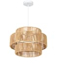 Miniatyrbillede 1 af 9: Pendel Lampe, 40x40x177 cm, Brun