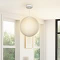 Miniatyrbillede 9 af 9: Pendel Lampe, 3D Mond, 30x30x30 cm, Hvid