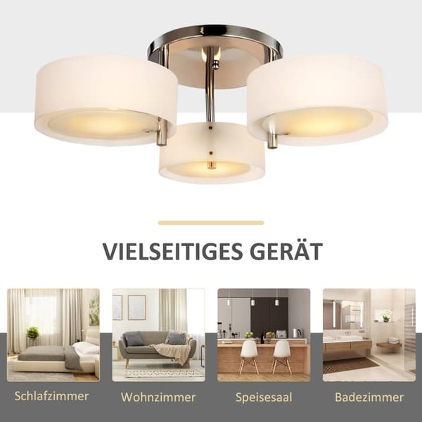 Kattokohdevalaisin, LED, Ø64xK20 cm, valkoinen