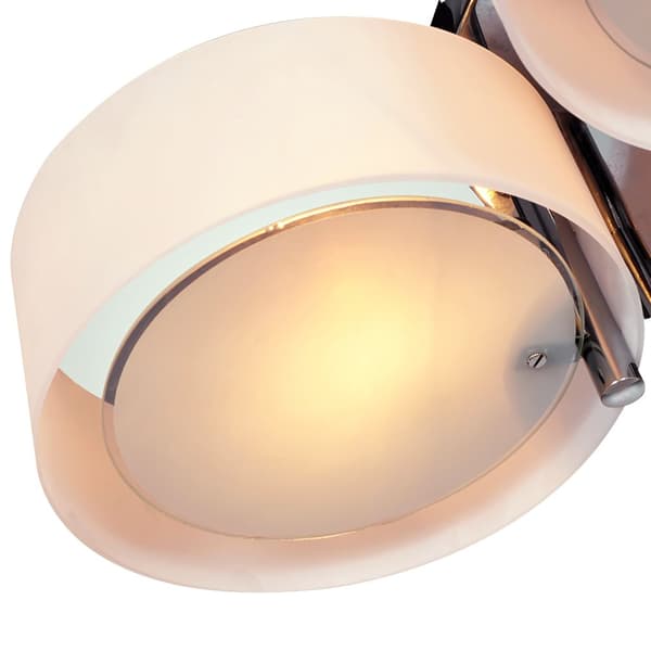 Kattokohdevalaisin, LED, Ø64xK20 cm, valkoinen