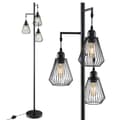 Miniatyrbillede 4 af 7: Gulvlampe, 25x168 cm, Sort