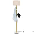 Miniatyrbillede 3 af 8: Gul Hvid Beige Gulv Lampe Tøjstativ, 29x166.5 cm