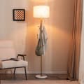 Miniatyrbillede 4 af 8: Gul Hvid Beige Gulv Lampe Tøjstativ, 29x166.5 cm