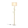 Miniatyrbillede 8 af 8: Gul Hvid Beige Gulv Lampe Tøjstativ, 29x166.5 cm