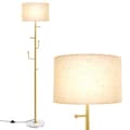 Miniatyrbillede 2 af 8: Gul Hvid Beige Gulv Lampe Tøjstativ, 29x166.5 cm