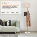 Miniatyrbillede 1 af 8: Gul Hvid Beige Gulv Lampe Tøjstativ, 29x166.5 cm