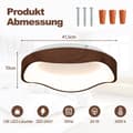 Miniatyrbillede 4 af 7: LED loftlys, 24W, 41,5x10 cm, Natur