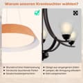 Miniatyrbillede 2 af 5: LED loftlys, 40x40x145 cm, Naturlig