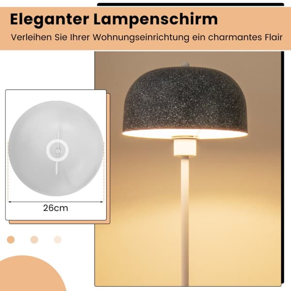 Gulvlampe, 26x146 cm, Grå
