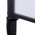 Miniatyrbillede 6 af 8: Bogreol med lampe, 26x26x160 cm, Sort og Hvid