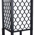 Miniatyrbillede 6 af 8: Lampe med Bogreol, 160x26,7x26,7 cm, Sort