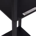 Miniatyrbillede 8 af 8: Lampe med Bogreol, 160x26,7x26,7 cm, Sort