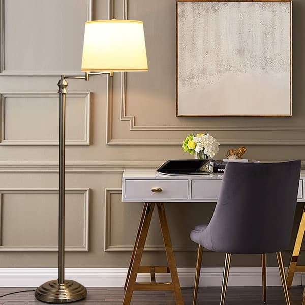 Gulvlampe, 35,5x152 cm, beige