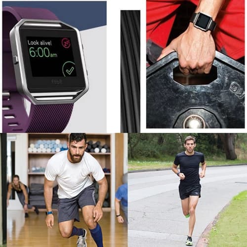 Silikoni Ranneke Fitbit Blaze - Unisex