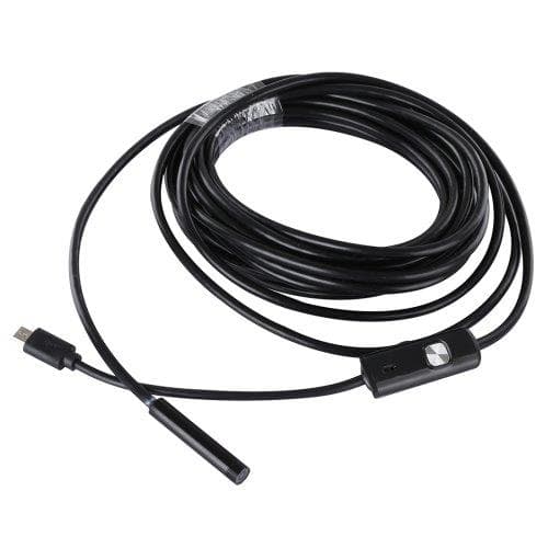Matkapuhelimen tarkastuskamera - 5 metriä, LED-valo ja USB-liitäntä