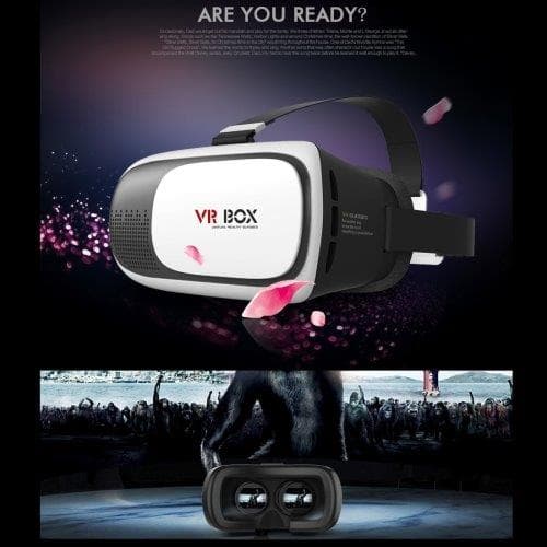VR BOX 2.0 3D-lasit Bluetooth & Remote - 3,5-6" Näyttö