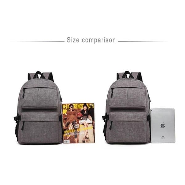 Laptop Ryggsekk opptil 15,6" med usb ladeport