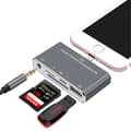 Miniatyrbild 1 av 10: Usb kortläsare  5i1  Adapter till iPhone - SD / 3,5mm Typ-C