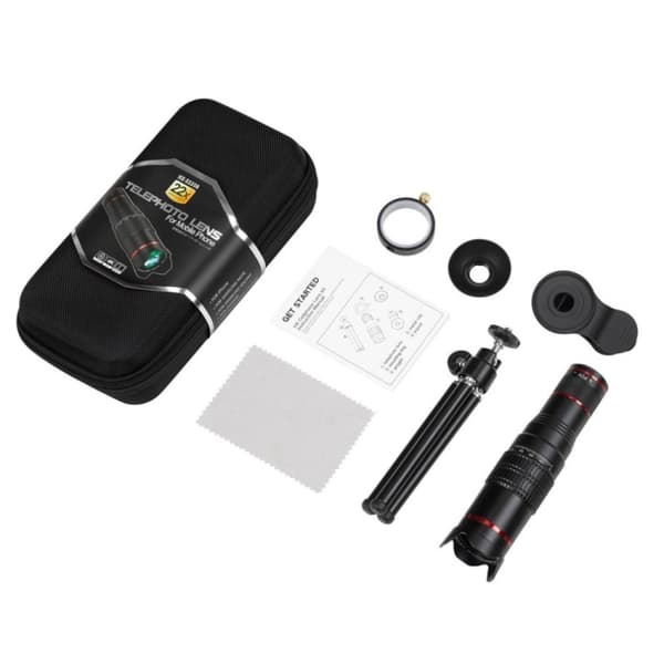 Fotolinse 22x Zoom med Trefod til smartphone