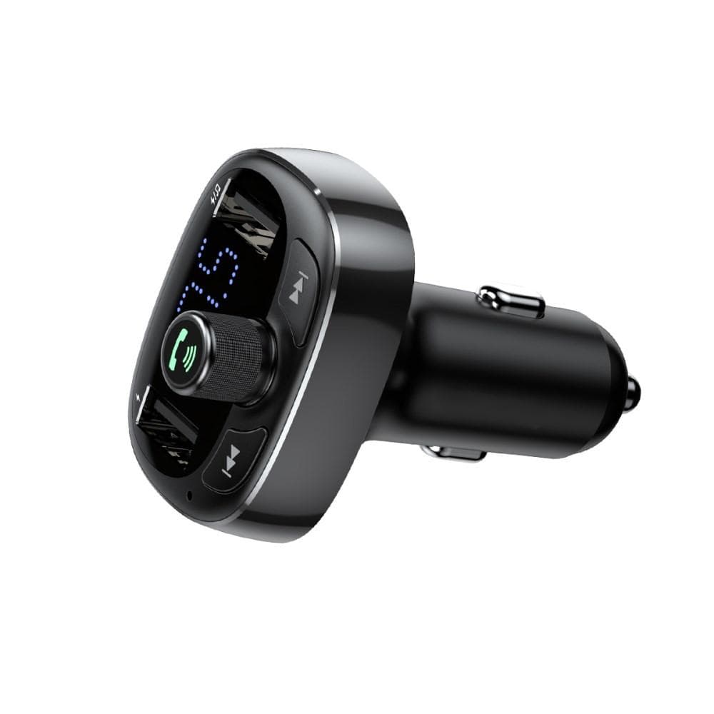 SiGN T Typed FM-sender, Bluetooth-handsfree & Billader - Svart