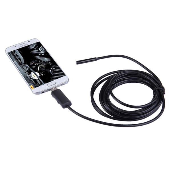 Inspeksjonskamera MicroUSB & USB med 6 LED