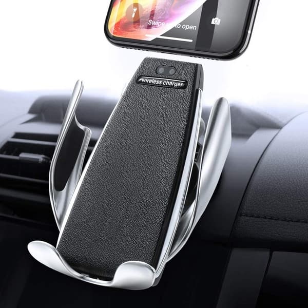Mobilhållare till bilen med trådlös laddning & IR sensor