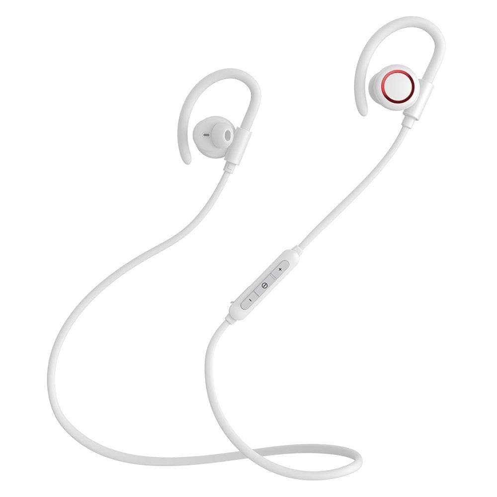 Baseus Encok S17 Trådlösa Sporthörlurar, Vattentåliga, Bluetooth 5.0 - Vit