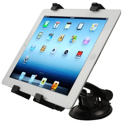 Nettbrett & iPad Holder for Bil - Svart