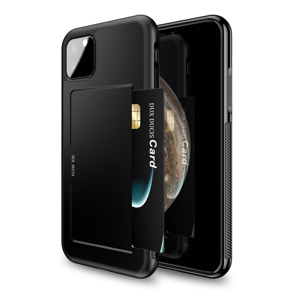 DUX DUCIS Deksel med kortlomme for iPhone 11 Pro - Svart