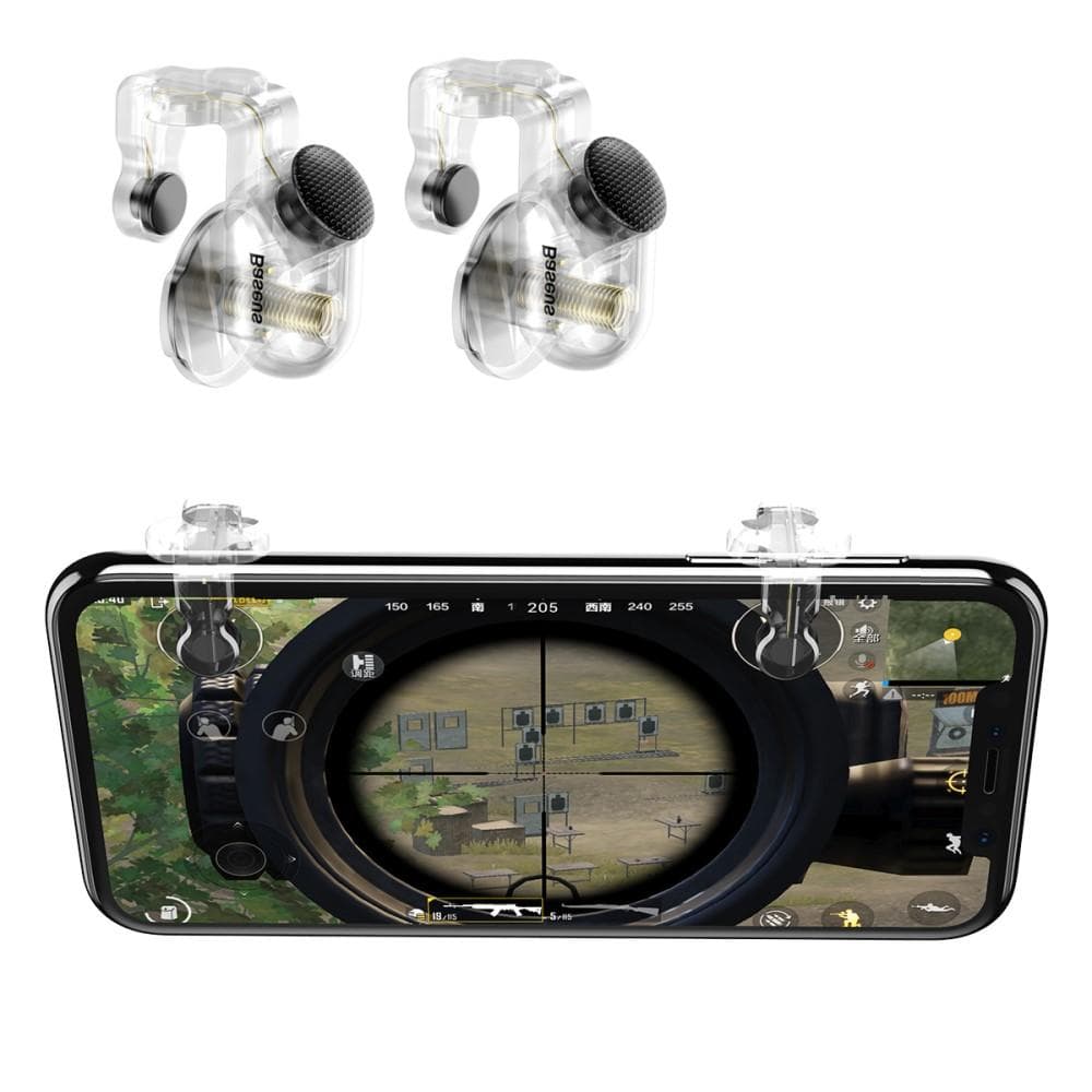 Baseus Red-Dot Avtryckare/Kontroll för PUBG, Fortnite mm. - Transparent