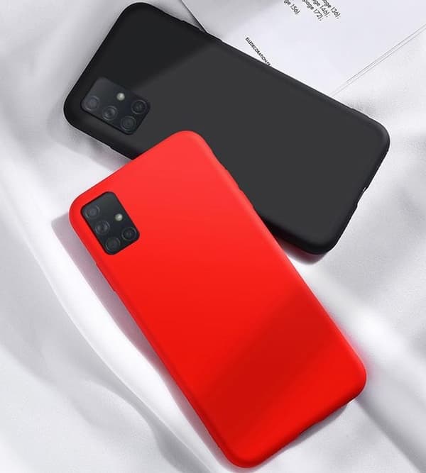 Samsung A51 silikon mikrofiber skal