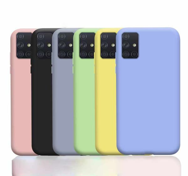 Samsung A51 silikon mikrofiber skal
