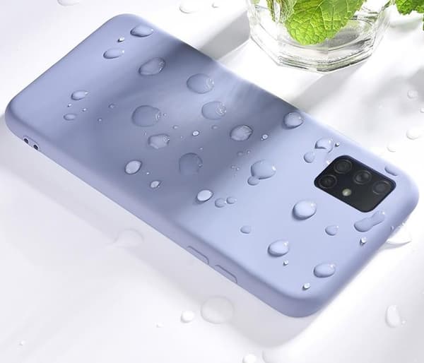 Samsung A51 silikon mikrofiber skal